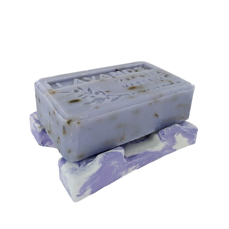 Porte savon "Mura" teinté lavande 